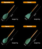 Silicone Kitchenware Cooking Utensils Set Non-stick Cookware Spatula Shovel Egg