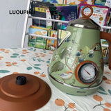 1.7L Retro Green Paint  Kettle Boiling Water