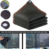 Anti UV Coffee Brown HDPE Sun Shade Sail