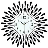 Crystal Sun Modern Style Silent Wall Clock