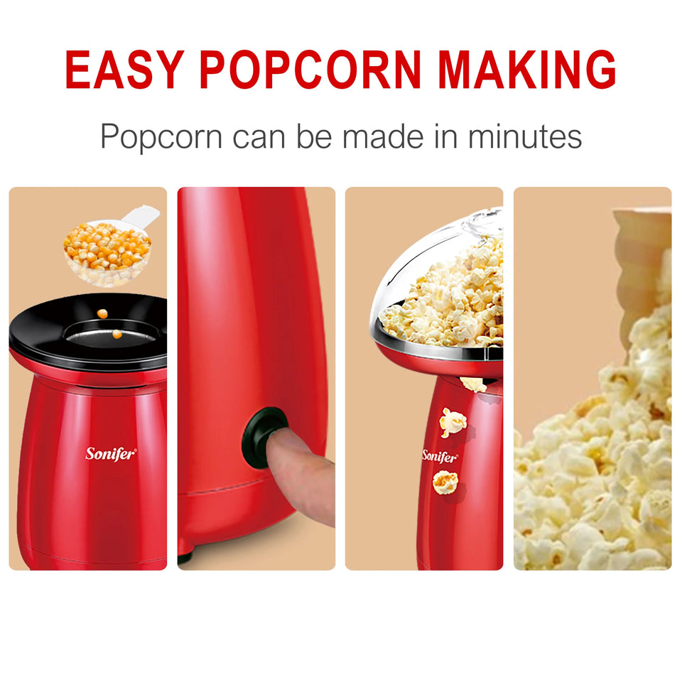 Popcorn Maker Household Healthy Hot Air Oil Free Corn Machine