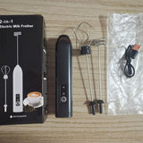 2-in-1 Kitchen Items USB Charging Electric Egg Beater Mini Blender Kitchens Accessories Mixer Household Gadgets Double Head Bar