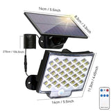 106 LED 3000LM Solar Powered Motion Sensor