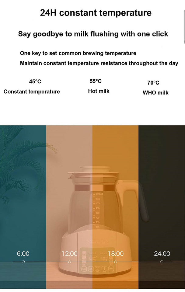 1.2L Infant Thermostatic Milk Regulator Kettle Hot Water