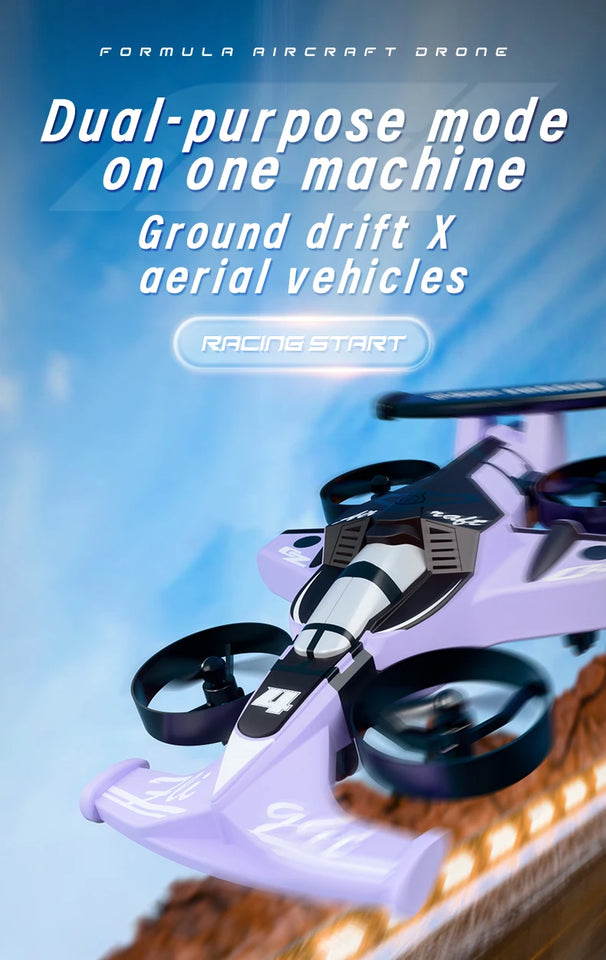 New remote-controlled flying car, dual-mode r, stunt drifting car,