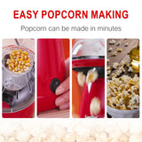 Popcorn Maker Household Healthy Hot Air Oil Free Corn Machine