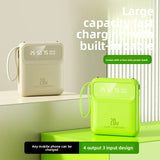 20000mAh Power Bank Built-in Cable Phone
