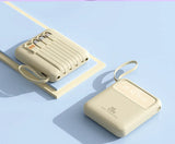20000mAh Power Bank Built-in Cable Phone