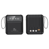 20000mAh Power Bank Built-in Cable Phone