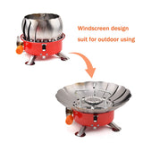 Windproof  Portable Outdoor  Camping Gas Stove
