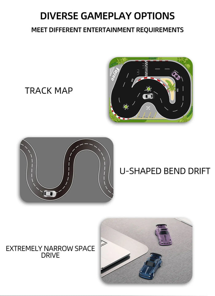 2026 New 1/64 Rc Car Desktop Remote Control Car Toy Stunt Remote Control  Car