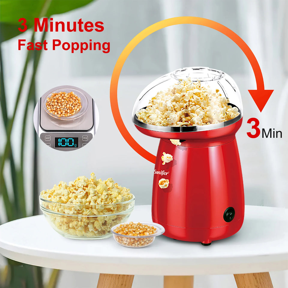 Popcorn Maker Household Healthy Hot Air Oil Free Corn Machine