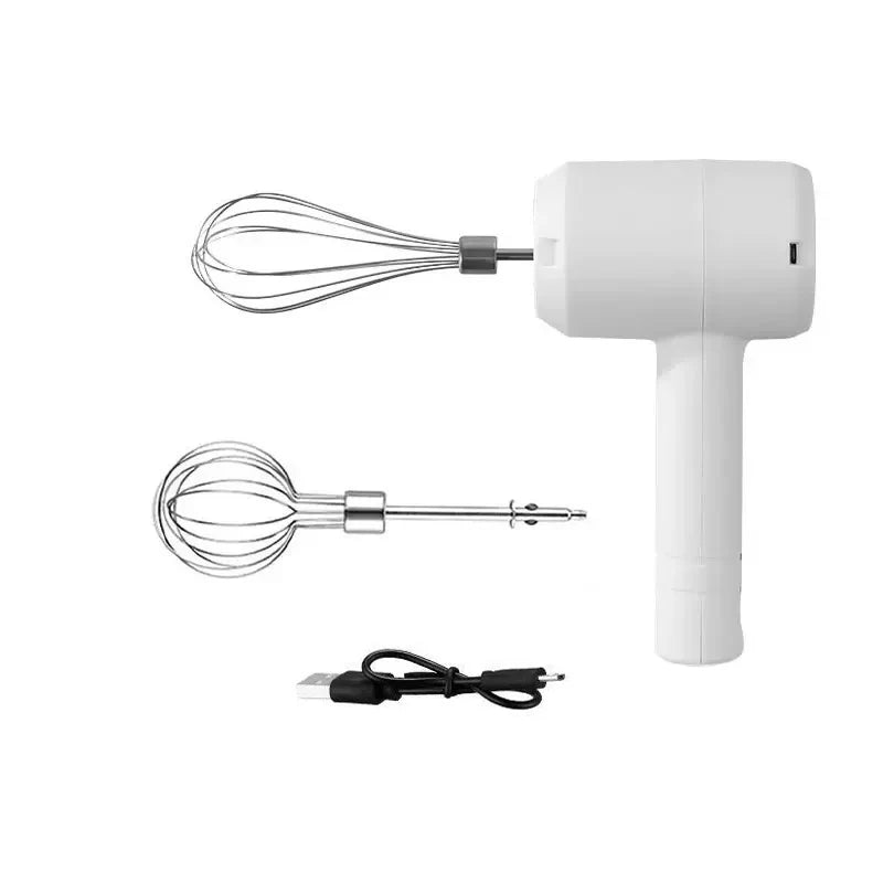 Diwiter 1 PCS Wireless Electric Food Mixer Portable 3 Speeds Egg Beater Baking