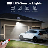 106 LED 3000LM Solar Powered Motion Sensor