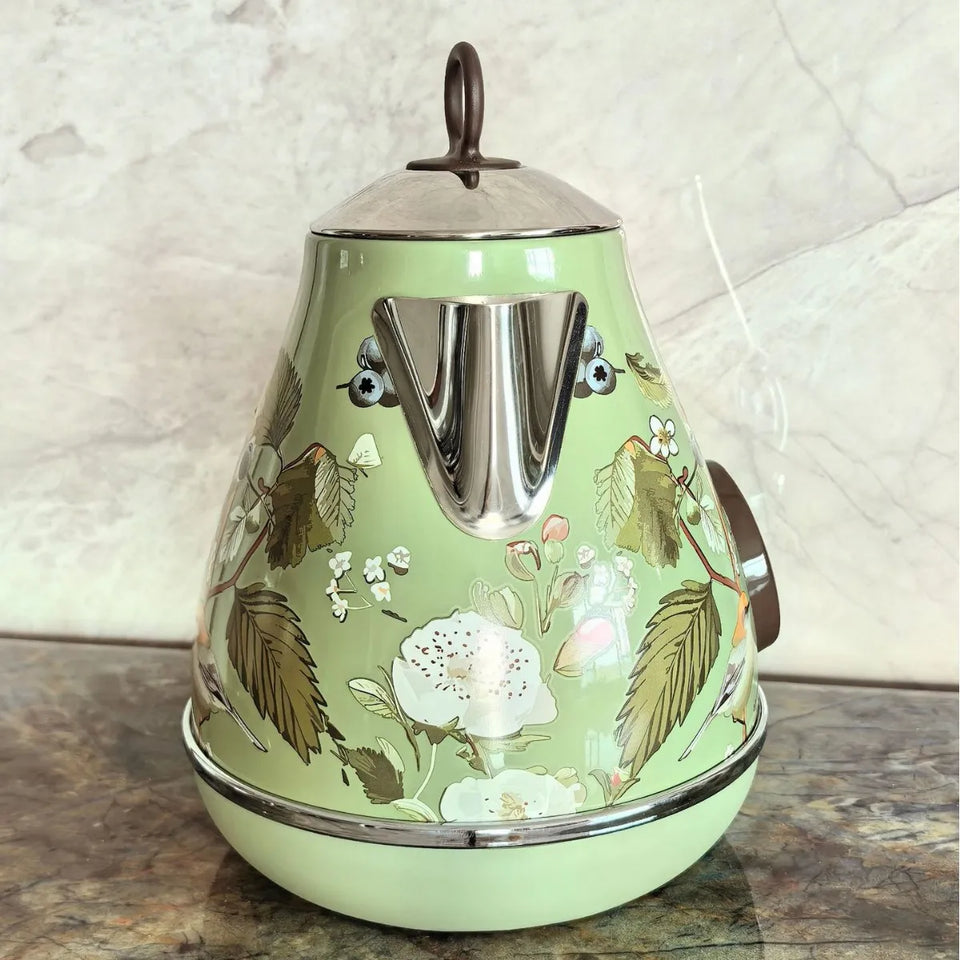 1.7L Retro Green Paint  Kettle Boiling Water