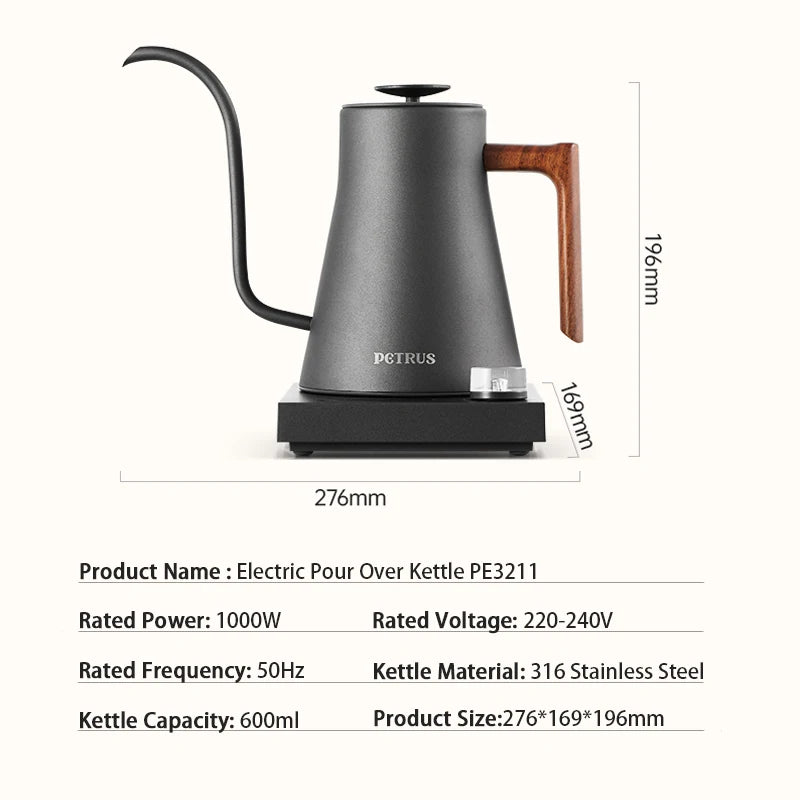 Petrus Smart Coffee Electric Pour Over Kettle