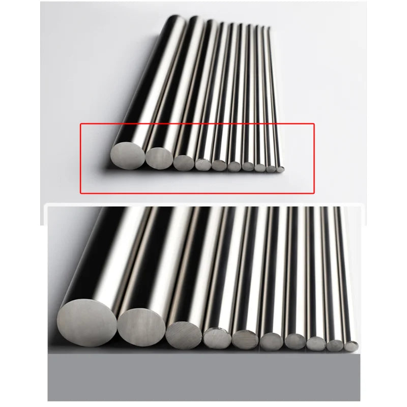 304 Stainless Steel Rod Diameter 4mm 5mm 6mm 8mm 10mmLinear Shaft Metric Round Rod Ground Rod 100mm 200mm 300mm 400mm 500mm Long