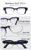 2026New 800W Pixel Camera Smart Glasses Men Video Recording AI Photo Recognition Bluetooth Call Voice Translation Sunglasses Man