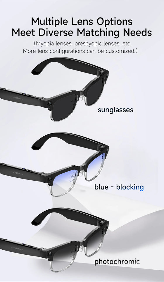2026New 800W Pixel Camera Smart Glasses Men Video