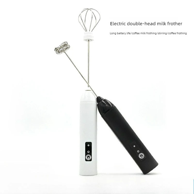 2-in-1 Kitchen Items USB Charging Electric Egg Beater Mini Blender Kitchens Accessories Mixer Household Gadgets Double Head Bar