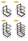 Adjustable Pot Rack Organizer, Kitchen Stainless Steel Pot Storage Rack