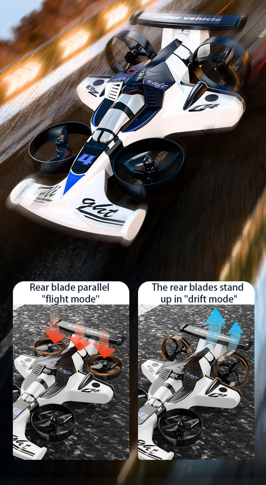New remote-controlled flying car, dual-mode r, stunt drifting car,
