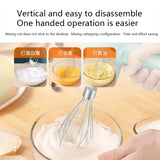 Diwiter 1 PCS Wireless Electric Food Mixer Portable 3 Speeds Egg Beater Baking
