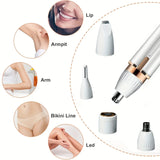 4 In 1 Electric Razor for Women Full Body Shaving