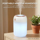 Air Humidifier Portable Aroma Diffuser LED Cool Light for Room