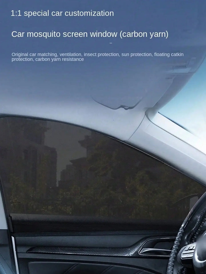 4-Piece Breathable Mesh Car Side Window Shade