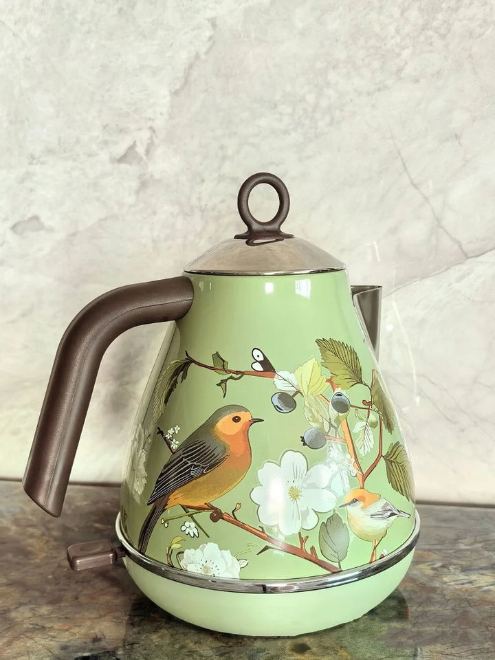 1.7L Retro Green Paint  Kettle Boiling Water