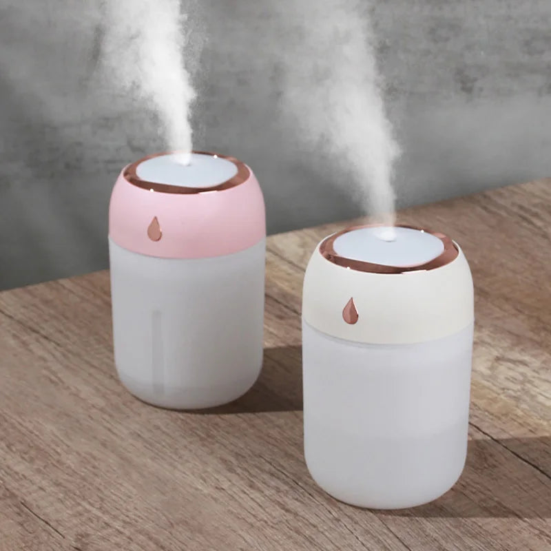 Air Humidifier Portable Aroma Diffuser LED Cool Light for Room
