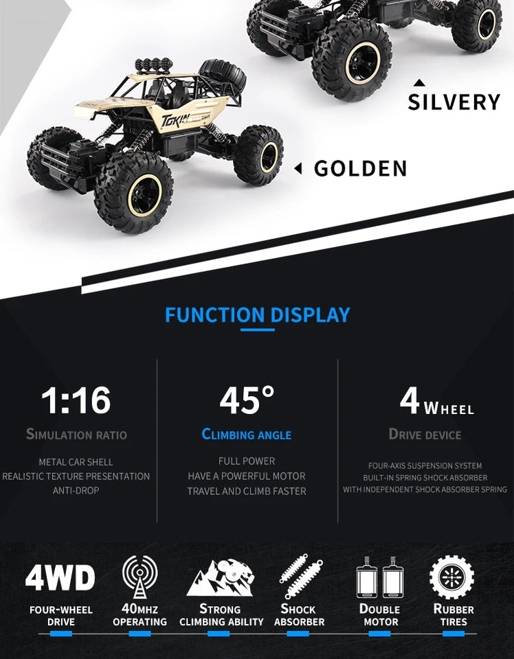 Oike RC Car Remote Control Climbing Vehicle