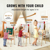 Drawing Board Wooden Double-Sided Kids