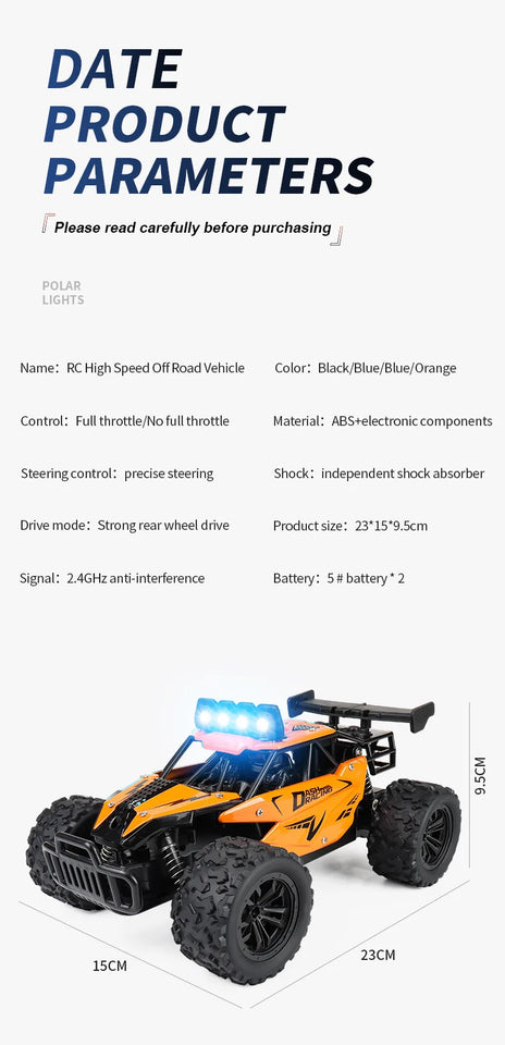 Remote Control Car RC Drift Racing Trucks Kid Toy