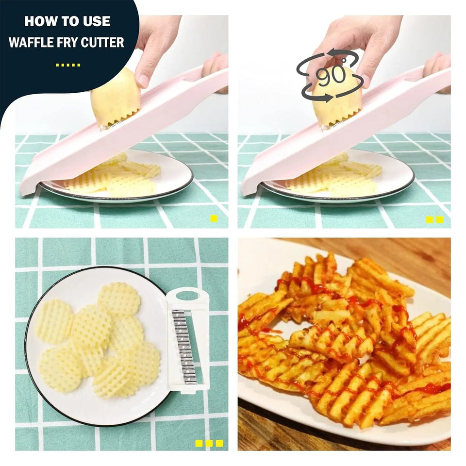 5 in 1 Mandoline Slicer for Kitchen Vegetable Slicer