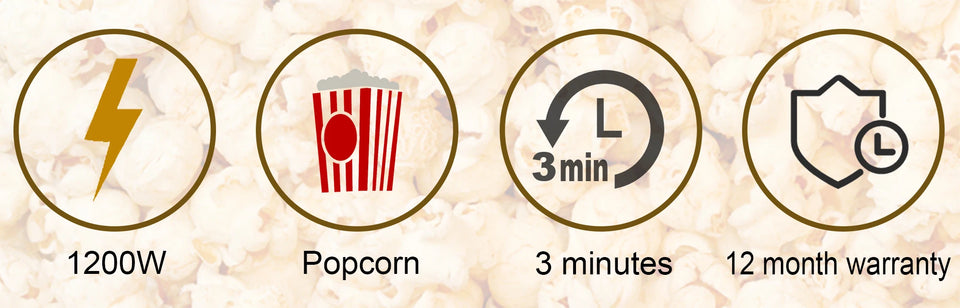 Popcorn Maker Household Healthy Hot Air Oil Free Corn Machine