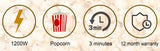 Popcorn Maker Household Healthy Hot Air Oil Free Corn Machine