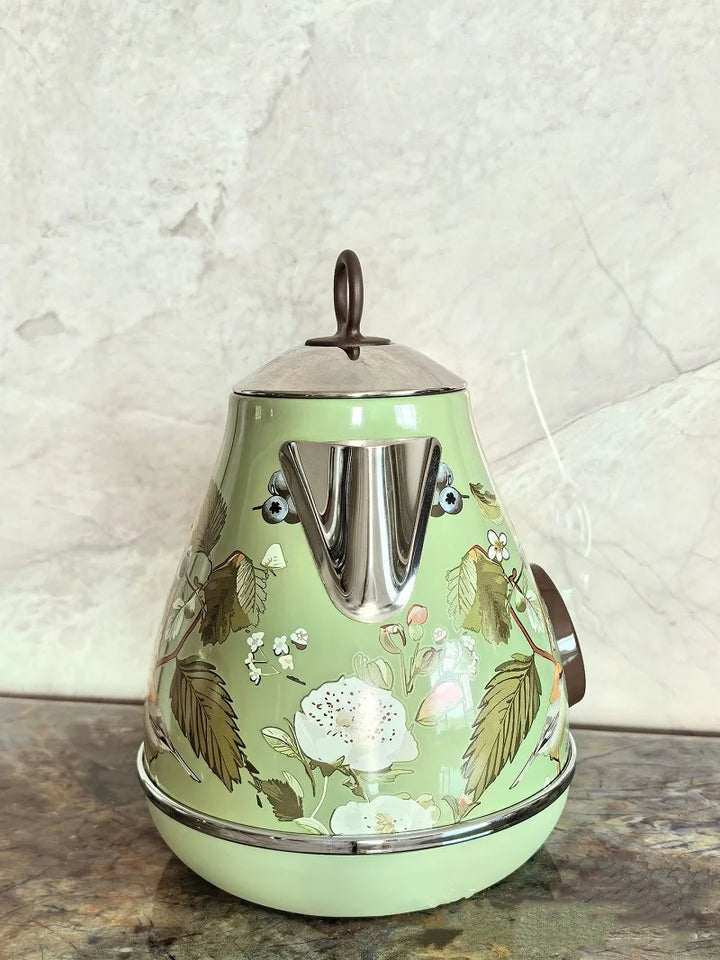 1.7L Retro Green Paint  Kettle Boiling Water