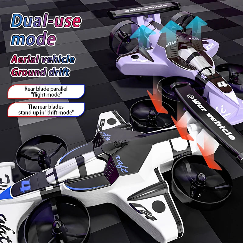 New remote-controlled flying car, dual-mode r, stunt drifting car,