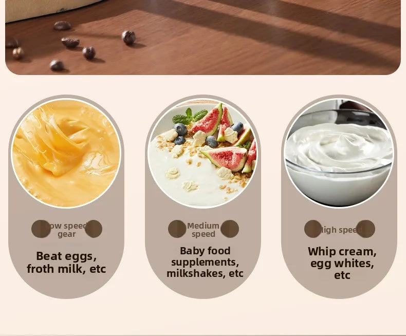 2-in-1 Kitchen Items USB Charging Electric Egg Beater Mini Blender Kitchens Accessories Mixer Household Gadgets Double Head Bar