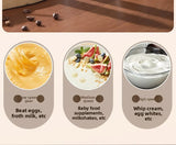 2-in-1 Kitchen Items USB Charging Electric Egg Beater Mini Blender Kitchens Accessories Mixer Household Gadgets Double Head Bar