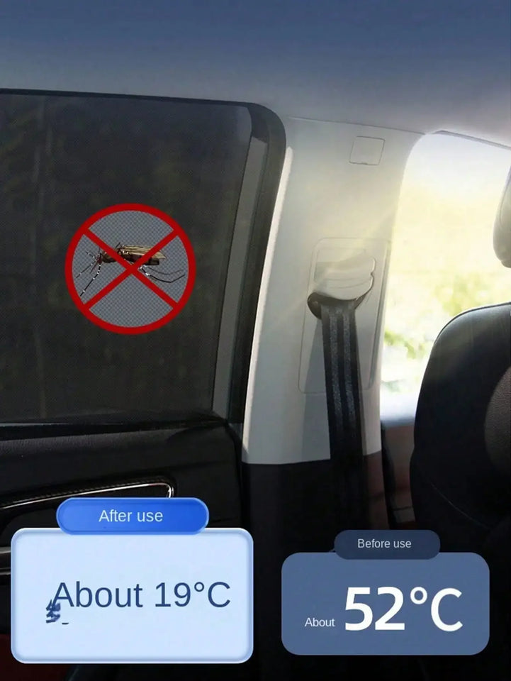 4-Piece Breathable Mesh Car Side Window Shade