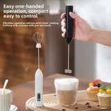 2-in-1 Kitchen Items USB Charging Electric Egg Beater Mini Blender Kitchens Accessories Mixer Household Gadgets Double Head Bar
