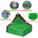 Anti UV Coffee Brown HDPE Sun Shade Sail