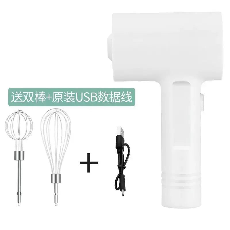 Diwiter 1 PCS Wireless Electric Food Mixer Portable 3 Speeds Egg Beater Baking