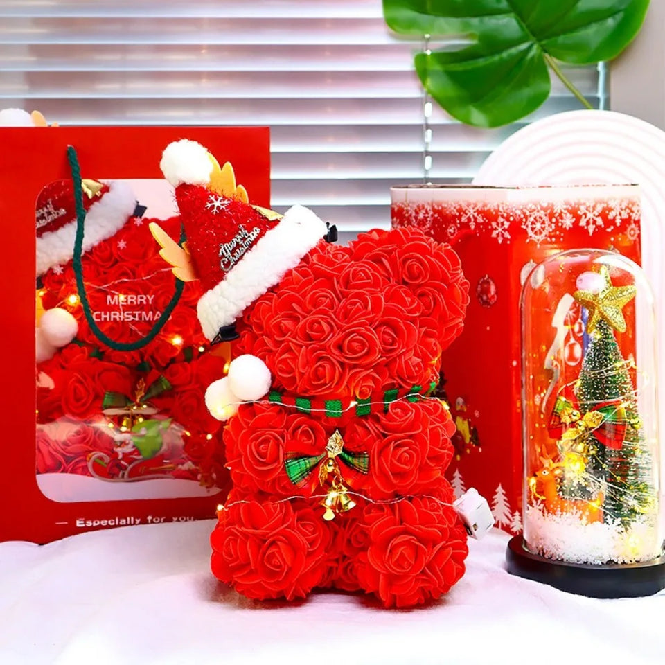 Rose Teddy Bear Valentine's Day
