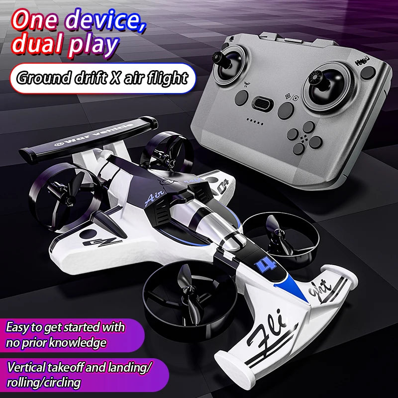 New remote-controlled flying car, dual-mode r, stunt drifting car,
