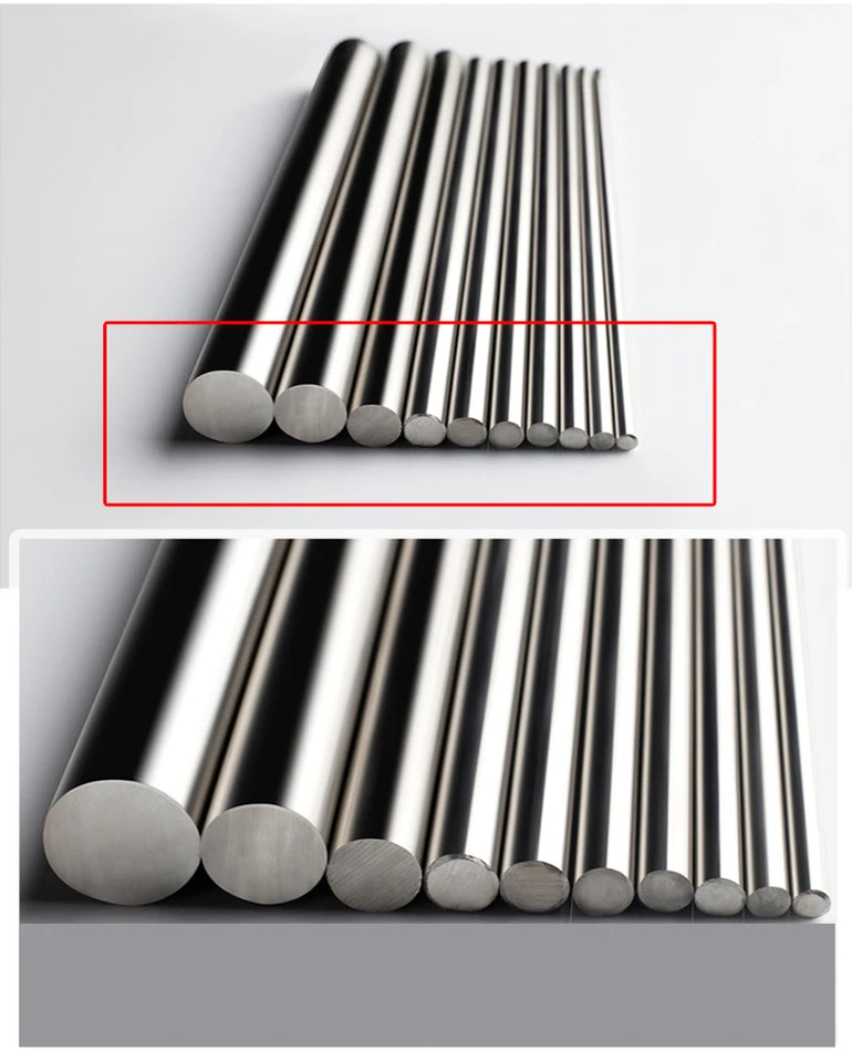 304 Stainless Steel Rod Diameter 4mm 5mm 6mm 8mm 10mmLinear Shaft Metric Round Rod Ground Rod 100mm 200mm 300mm 400mm 500mm Long