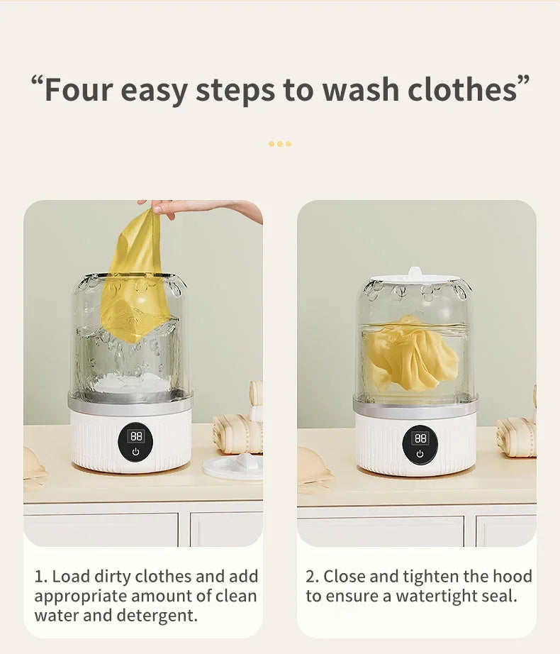 Wireless  Mini Washing Machine